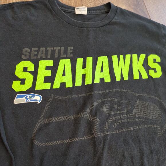 VTG Seattle Seahawks Adult Medium Long Sleeve Shirt NFL Football Washington - Picture 2 of 8